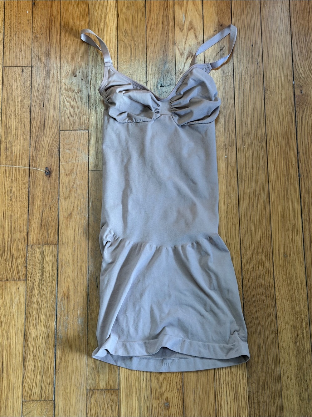 SKIMS nude/beige slip shapewear dress